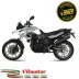Mivv Bmw F 700 GS 12 - 2017 Terminale Di Scarico Moto Marmitta Suono Inox Nero