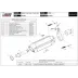 Mivv Bmw F 800 GS 08 - 2017 Terminale Di Scarico Per Moto Marmitta Suono Inox Nero