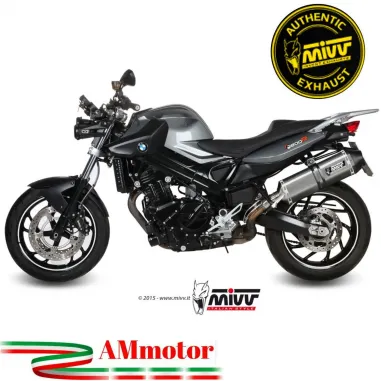 Mivv Bmw F 800 R / GT Terminale Di Scarico Per Moto Marmitta Speed Edge Inox