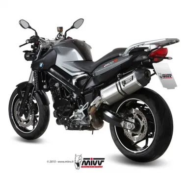 Mivv Bmw F 800 R / GT Terminale Di Scarico Per Moto Marmitta Speed Edge Inox