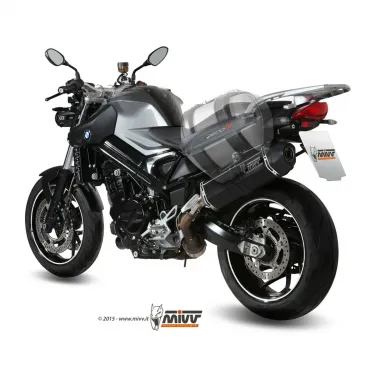 Mivv Bmw F 800 R / GT Terminale Di Scarico Per Moto Marmitta Speed Edge Inox Nero