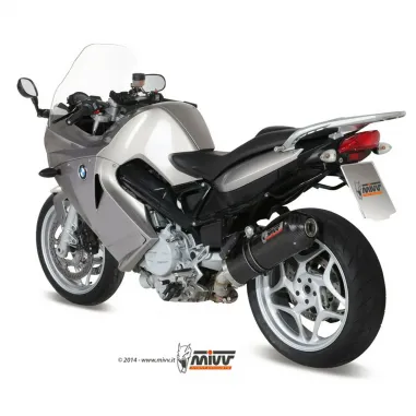 Mivv Bmw F 800 S / ST Terminale Di Scarico Per Moto Marmitta Oval Carbon Cap