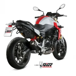 Mivv Bmw F 900 R Terminale Di Scarico Moto Marmitta X-M1 Inox Nero Omologato 2