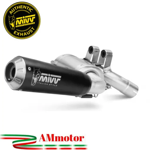 Mivv Bmw F 900 R Terminale Di Scarico Moto Marmitta X-M1 Inox Nero Omologato