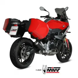 Mivv Bmw F 900 XR Terminale Di Scarico Moto Marmitta X-M1 Inox Nero Omologato 2
