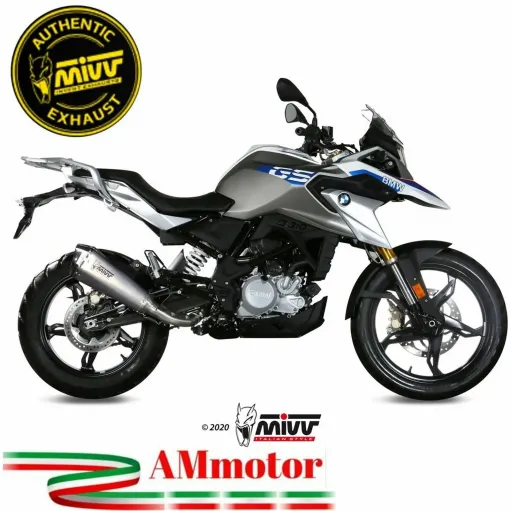 Scarico Completo Mivv Bmw G 310 GS Moto Terminale Delta Race Inox