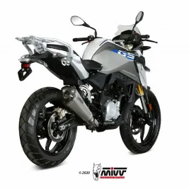Scarico Completo Mivv Bmw G 310 GS Moto Terminale Delta Race Inox 2