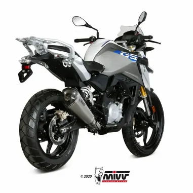 Scarico Completo Mivv Bmw G 310 GS Moto Terminale Delta Race Inox