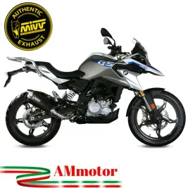 Scarico Completo Mivv Bmw G 310 GS Moto Terminale Delta Race Inox Nero