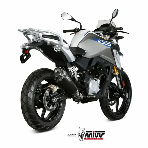 Scarico Completo Mivv Bmw G 310 GS Moto Terminale Delta Race Inox Nero