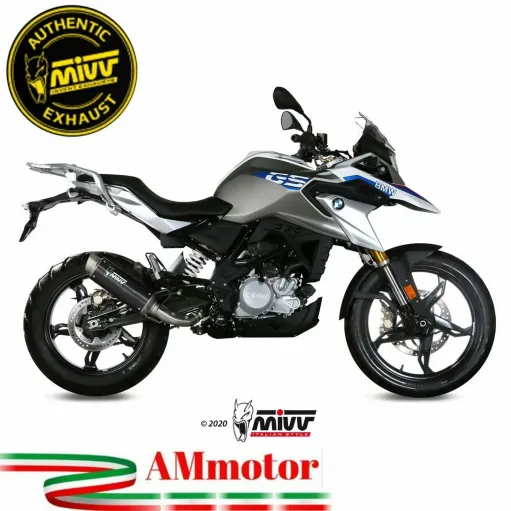 Scarico Completo Mivv Bmw G 310 GS Moto Terminale GP Pro Inox Nero