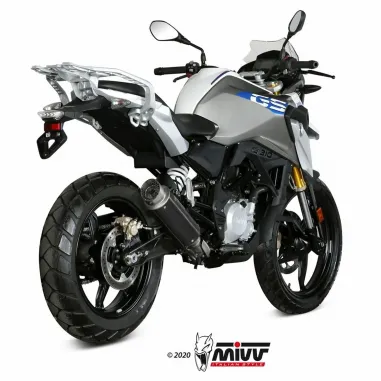 Scarico Completo Mivv Bmw G 310 GS Moto Terminale GP Pro Inox Nero