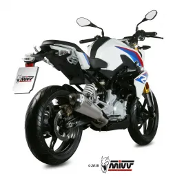 Scarico Completo Mivv Bmw G 310 R Moto Terminale Delta Race Inox 2