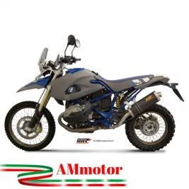 Mivv Bmw HP2 Enduro 05 - 2009 Terminale Di Scarico Moto Marmitta Oval Carbonio Omologato