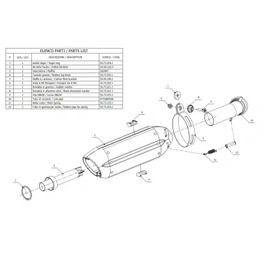 Mivv Bmw K 1200 R / S / GT Terminale Di Scarico Moto Marmitta Suono Inox