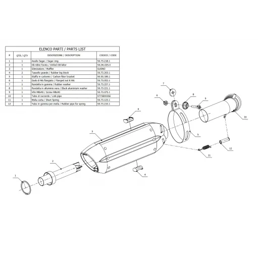 Mivv Bmw K 1200 R / S / GT Terminale Di Scarico Moto Marmitta Suono Inox