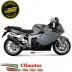 Mivv Bmw K 1200 R / S / GT Terminale Di Scarico Moto Marmitta Suono Inox Nero