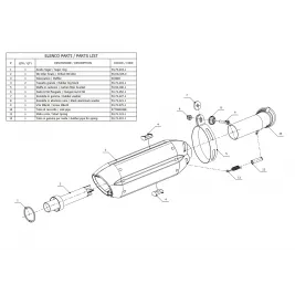 Mivv Bmw K 1200 R / S / GT Terminale Di Scarico Moto Marmitta Suono Inox Nero 2