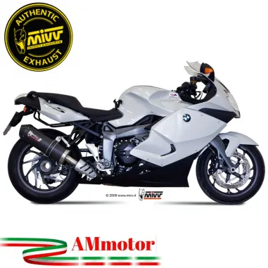 Mivv Bmw K 1300 S 09 - 2016 Terminale Di Scarico Moto Marmitta Oval Carbon Cap