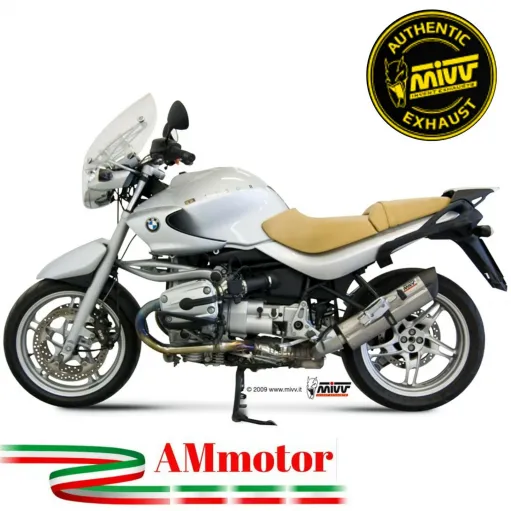 Mivv Bmw R 1150 R 00 - 2006 Terminale Di Scarico Moto Marmitta Suono Inox