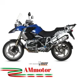 Mivv Bmw R 1200 GS / Adventure 04 - 2007 Terminale Di Scarico Moto Marmitta Speed Edge Inox