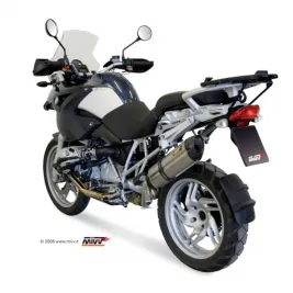 Mivv Bmw R 1200 GS / Adventure 04 - 2007 Terminale Di Scarico Moto Marmitta Suono Inox 2