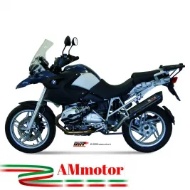 Mivv Bmw R 1200 GS / Adventure 04 - 2007 Terminale Di Scarico Moto Marmitta Suono Inox Nero