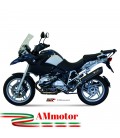 Mivv Bmw R 1200 GS / Adventure 04 - 2007 Terminale Di Scarico Moto Marmitta Suono Inox Nero