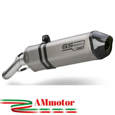 Mivv Bmw R 1200 GS / Adventure 08 - 2009 Terminale Di Scarico Moto Marmitta Speed Edge Titanio