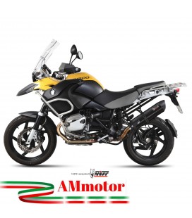 Mivv Bmw R 1200 GS / Adventure 10 - 2012 Terminale Di Scarico Moto Marmitta Suono Inox Nero