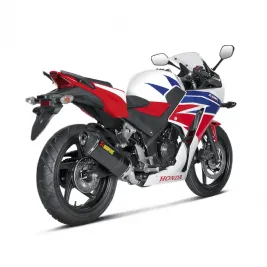 Akrapovic Honda Cbr 300 R Terminale Di Scarico Slip-On Line Carbonio Moto 2