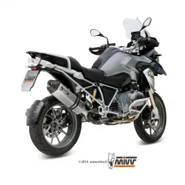 Mivv Bmw R 1200 GS / Adventure 13 - 2018 Terminale Di Scarico Moto Marmitta Speed Edge Inox 2