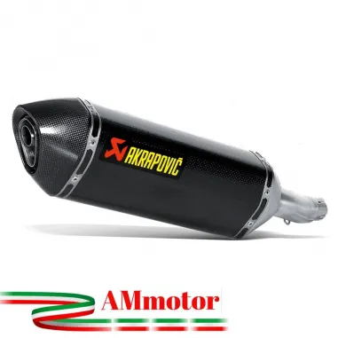 Akrapovic Honda Cbr 300 R Terminale Di Scarico Slip-On Line Carbonio Moto