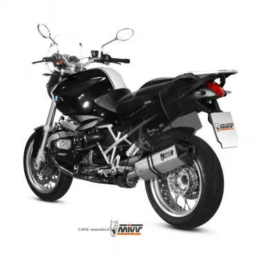 Mivv Bmw R 1200 R 11 - 2014 Terminale Di Scarico Moto Marmitta Speed Edge Inox