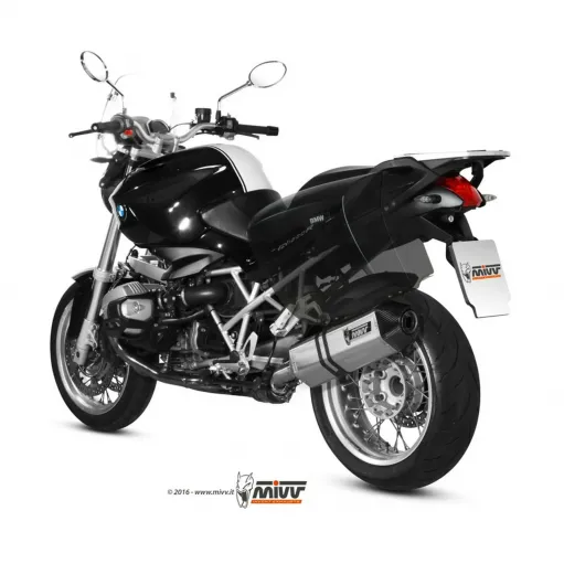 Mivv Bmw R 1200 R 11 - 2014 Terminale Di Scarico Moto Marmitta Speed Edge Inox