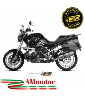 Mivv Bmw R 1200 R 11 - 2014 Terminale Di Scarico Moto Marmitta Speed Edge Inox