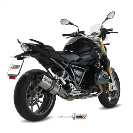 Mivv Bmw R 1200 R 15 - 2018 Terminale Di Scarico Moto Marmitta Speed Edge Inox 2