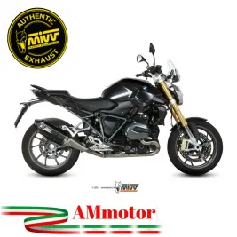Mivv Bmw R 1200 R 15 - 2018 Terminale Di Scarico Moto Marmitta Speed Edge Inox Nero