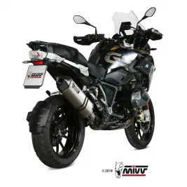 Mivv Bmw R 1250 Gs / Adventure Terminale Di Scarico Moto Marmitta Speed Edge Inox 2