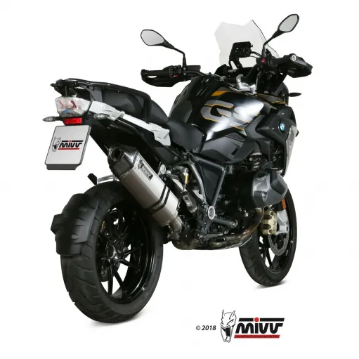 Mivv Bmw R 1250 Gs / Adventure Terminale Di Scarico Moto Marmitta Speed Edge Inox