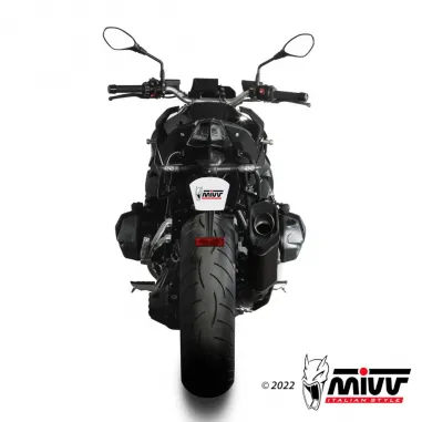 Mivv Bmw R 1250 R / RS Terminale Di Scarico Moto Marmitta SR-1 Titanio Nero Omologato