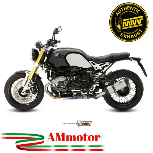 Mivv Bmw R NineT 14 - 2020 Terminale Di Scarico Moto Marmitta Suono Inox