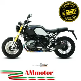 Mivv Bmw R NineT 14 - 2020 Terminale Di Scarico Moto Marmitta Suono Inox Nero
