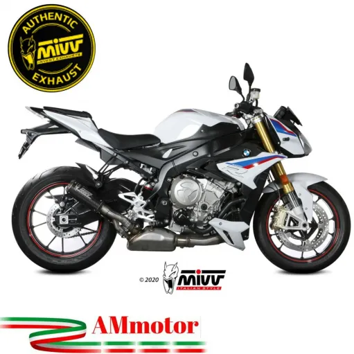 Mivv Bmw S 1000 R 2017 - 2020 Terminale Di Scarico Moto Marmitta Mk3 Carbonio Omologato