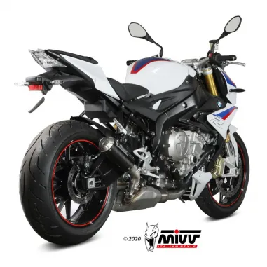 Mivv Bmw S 1000 R 2017 - 2020 Terminale Di Scarico Moto Marmitta Mk3 Carbonio Omologato