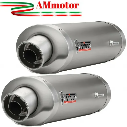 Mivv Ducati 998 94 - 2001 Terminali Di Scarico Per Moto Marmitte Ovale Titanio