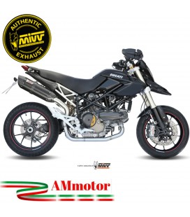 Mivv Ducati Hypermotard 1100 Terminale Di Scarico Moto Marmitta Suono Inox Nero