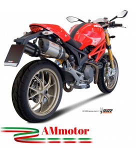 Mivv Ducati Monster 1100 08 - 2010 Terminali Di Scarico Moto Marmitte Suono Inox