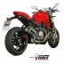 Mivv Ducati Monster 1200 17 - 2021 Terminale Di Scarico Moto Marmitta Gp Pro Inox Nero