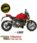 Mivv Ducati Monster 1200 17 - 2021 Terminale Di Scarico Moto Marmitta MK3 Inox Racing